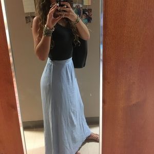 Light Blue Maxi Skirt